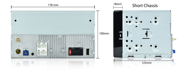 SPH-DA360DAB - 6.8-Inch, Apple CarPlay Wireless, Android Auto Wireless, Bluetooth, USB Mirroring for Android and DAB+