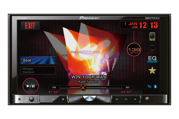 AVH-X8500BT   -   7 inch Screen, DVD Multimedia player, bluetooth, AppRadio Mode, 3 Pre-outs, High Voltage Output