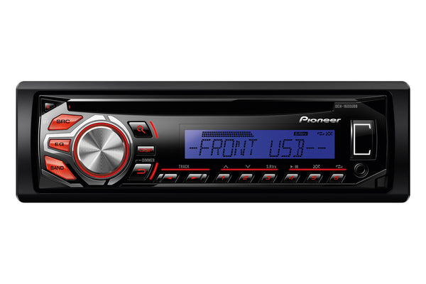 DEH-1600UBB   |   Stereo, CD, USB, 1 Pre-out,