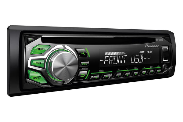 DEH-1600UBG   |   Stereo, CD, USB, 1 Pre-out,