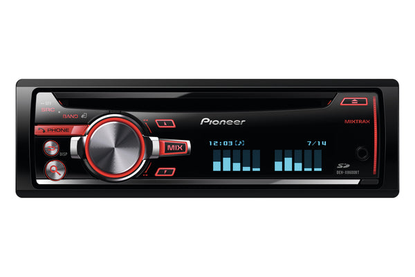 DEH-X8600BT   -   Stereo, CD, USB, iPhone, Multi-Colour Display, MIXTRAX, SD, 3 Pre-outs, Bluetooth, High Voltage Output 4V,