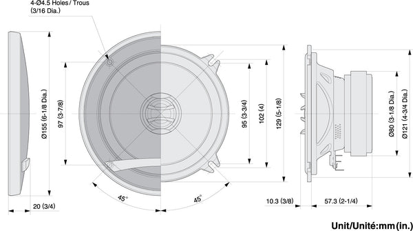 TS-E1302i   -   13cm, 2-way Speakers, 180W